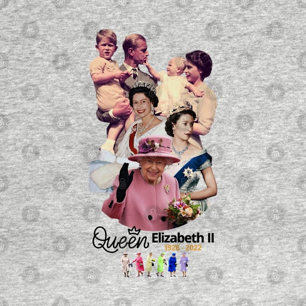 queen elizabeth vintage 1926-2022 by lubystevanus